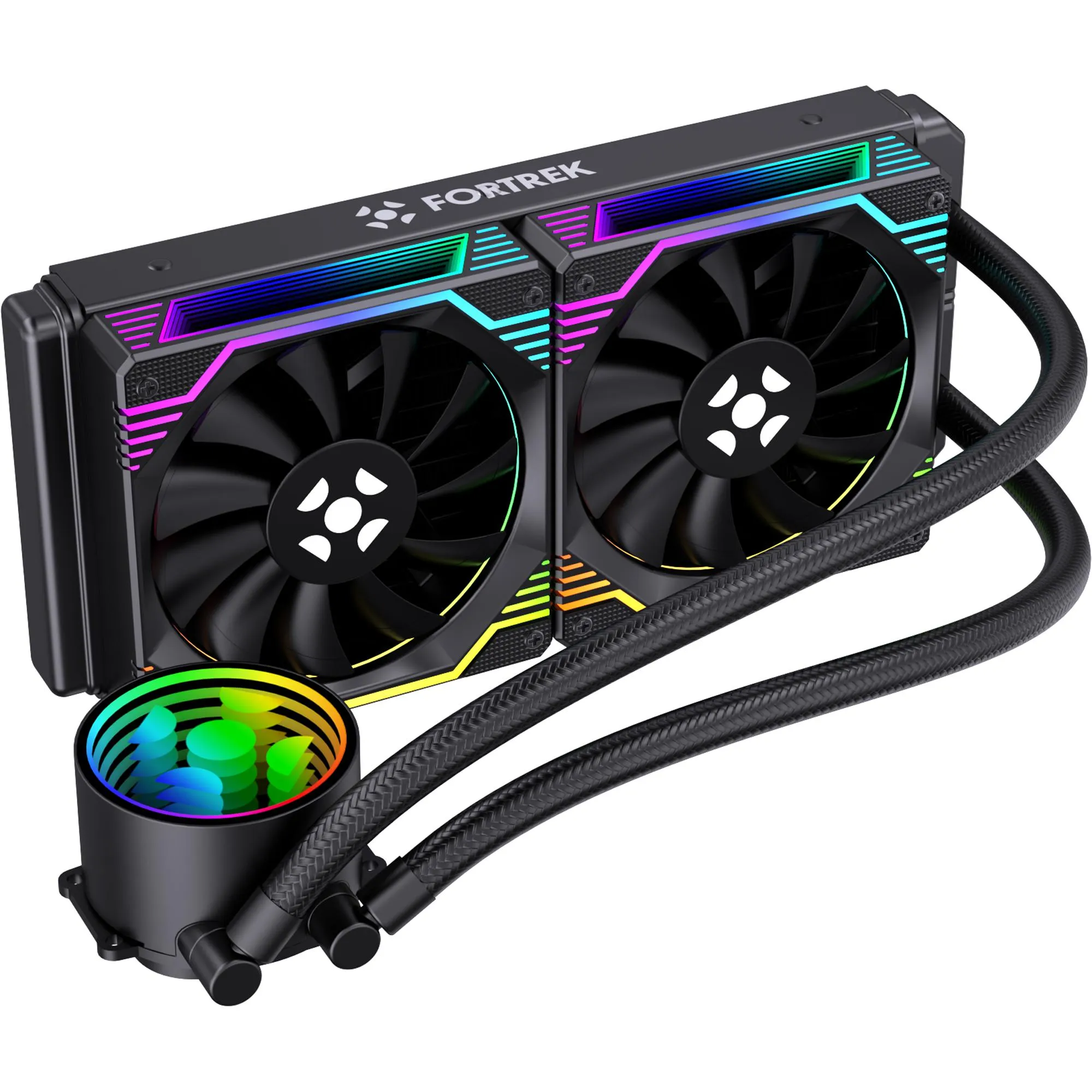 Water Cooler Fortrek Breezy 240mm TDP 240W 67,3 CFM ARGB SYNC 3p