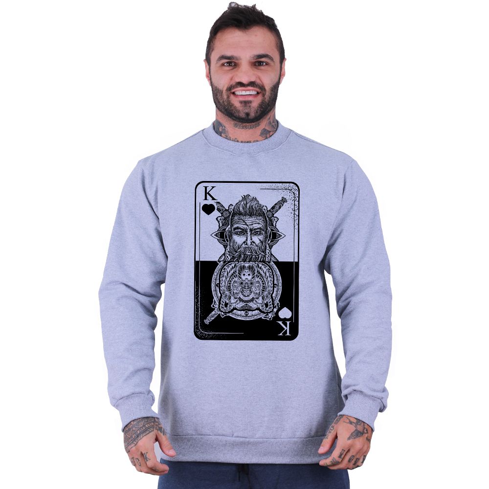 Moletom masculino best sale sem touca