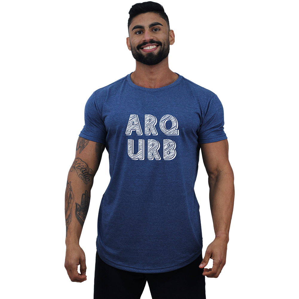 Camiseta Longline Estampa Universitária Faculdade Arquitetura e Urbani ...