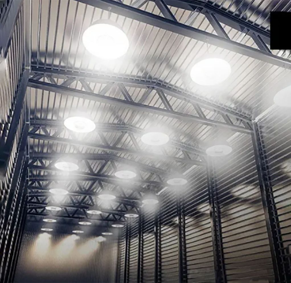 Luminária Led High Bay Iluminação Galpões Alta Potência 100W JMX