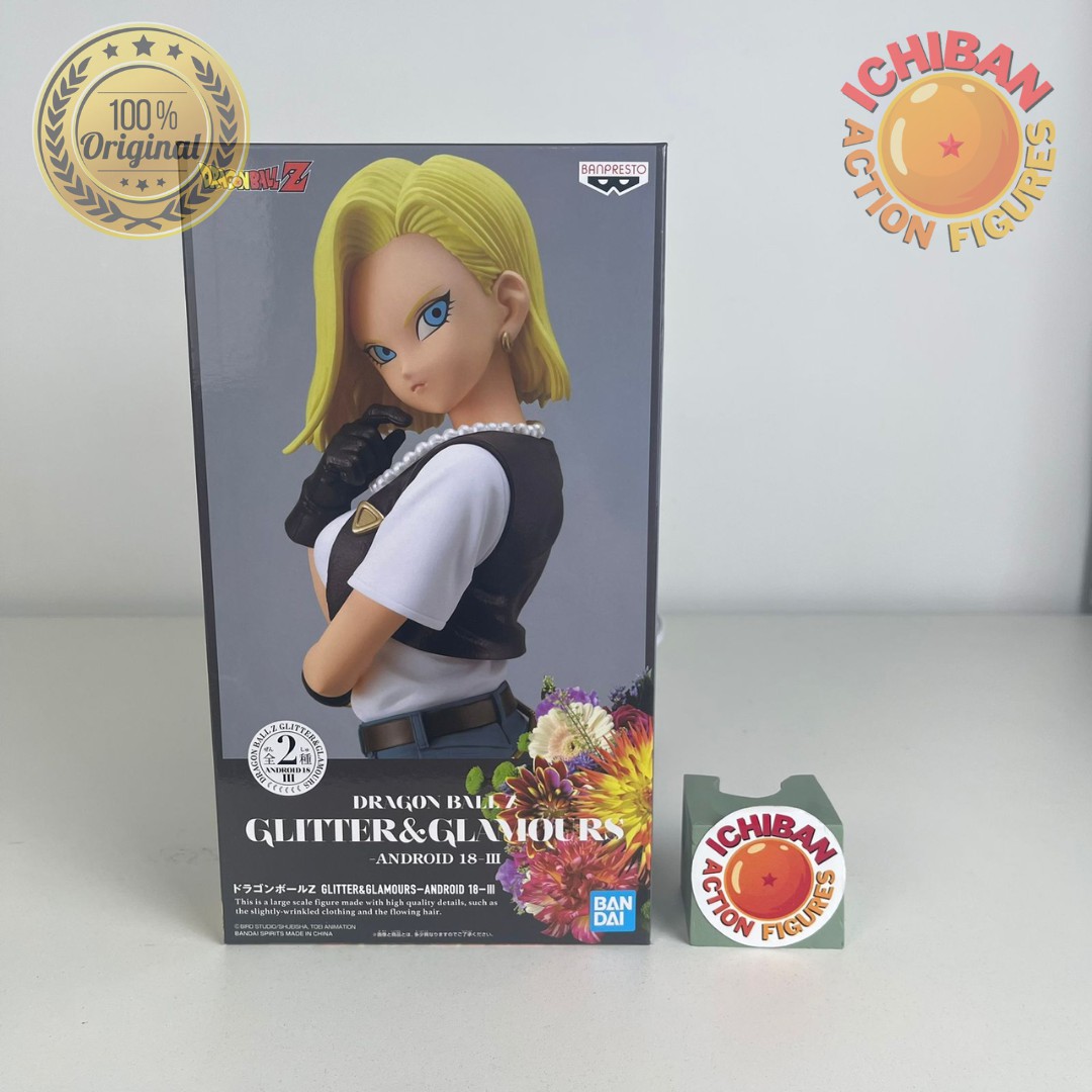 ANDROID 18 DRAGON BALL Z GLITTER & GLAMOURS VER.1 BANPRESTO 100