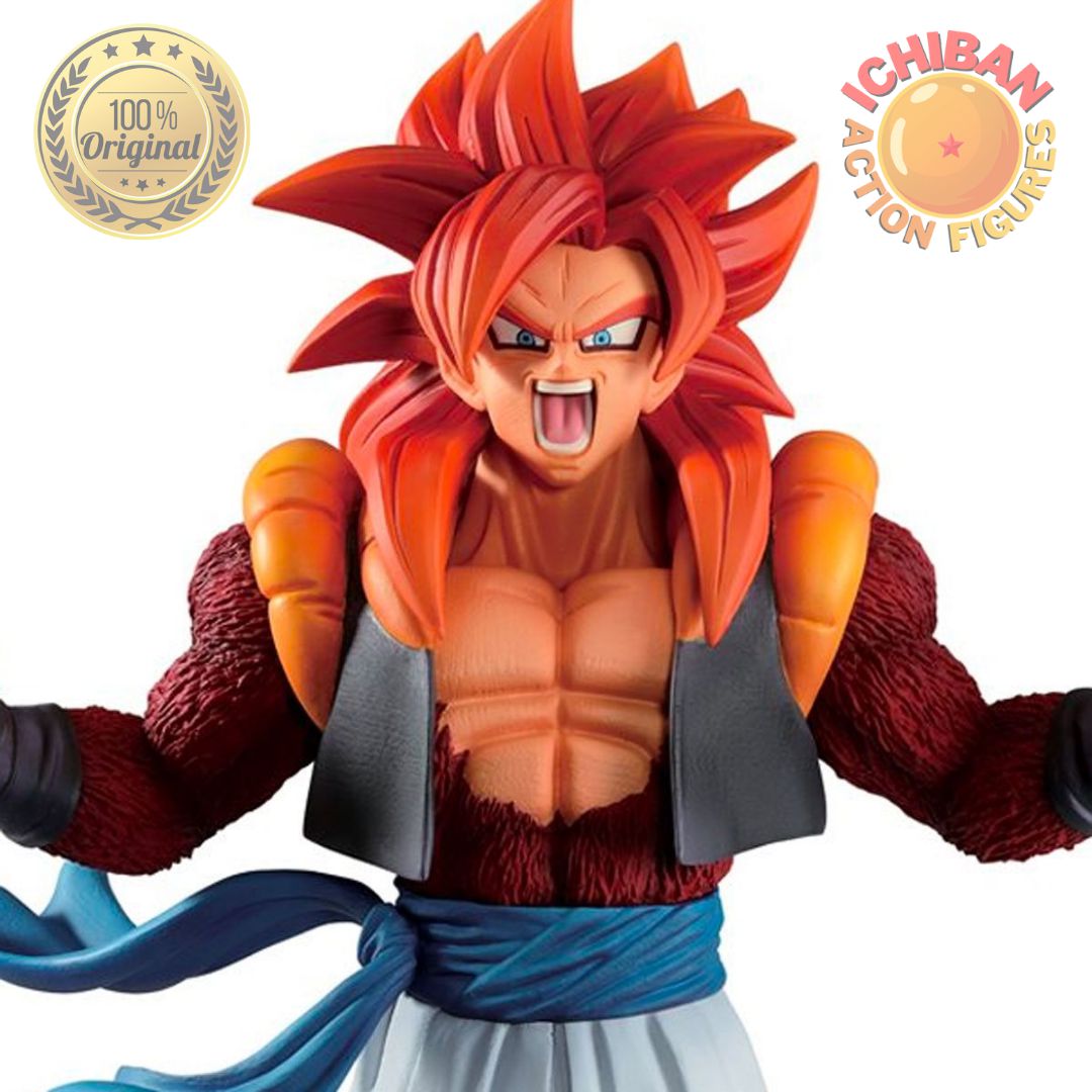 Busto Boneco Gogeta SSJ 4 com Led - Manga Livre RS