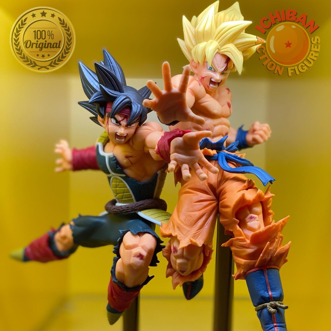 ドラゴンボール Bardock & Son Goku フィギュアセット CONJUNTO GOKU E BARDOCK DRAGON BALL Z TOYOTAROU BANPRESTO 100
