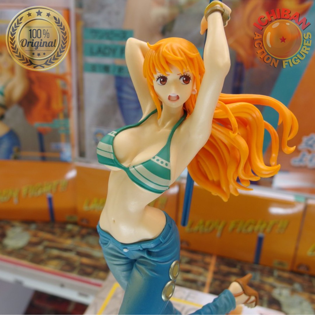 NAMI ONE PIECE LADY FIGHT BANPRESTO 100% ORIGINAL LACRADO