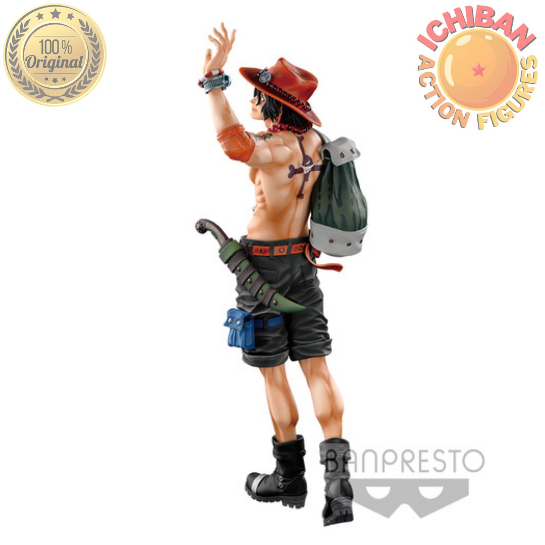 PORTGAS D. ACE ONE PIECE SMSP X BWFC THE BRUSH BANPRESTO 100