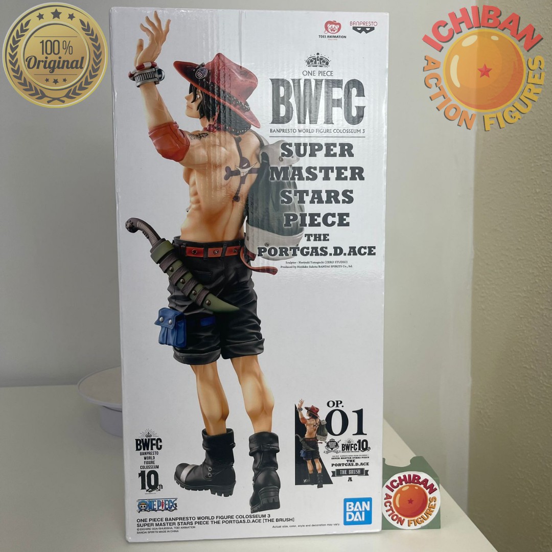 PORTGAS D. ACE ONE PIECE SMSP X BWFC THE BRUSH BANPRESTO 100