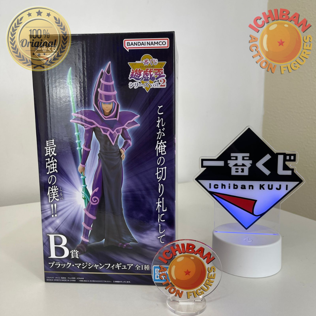 MAGO NEGRO YU GI OH ICHIBAN KUJI LETRA B BANDAI 100% ORIGINAL