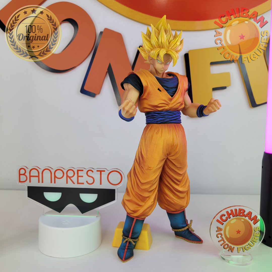 Boneco Dragon Ball Super Banpresto Son Goku FES - SSJ Goku