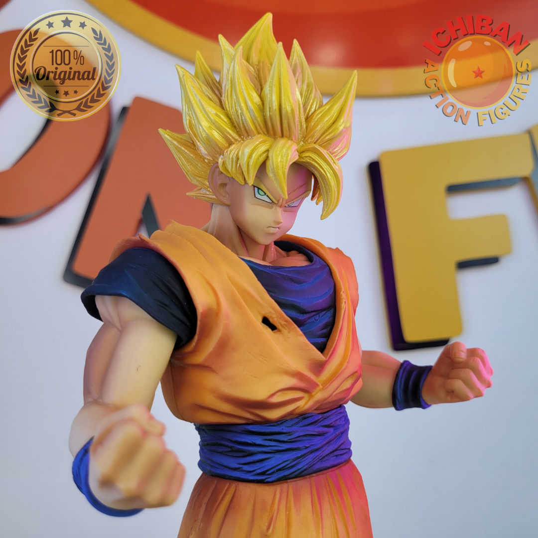 SON GOKU SSJ DRAGON BALL Z GRANDISTA BANPRESTO 100% ORIGINAL SEM