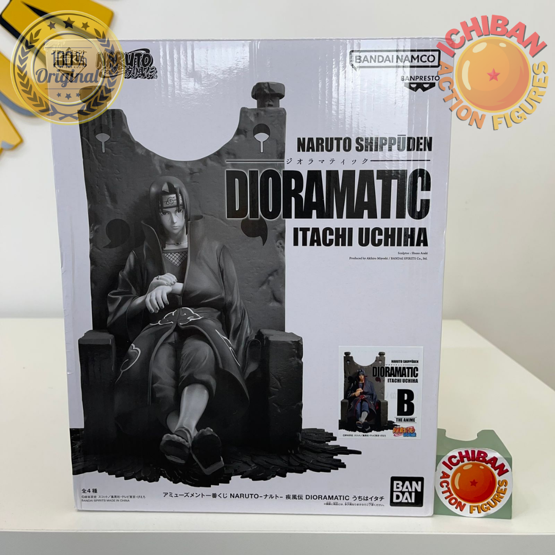 UCHIHA ITACHI DIORAMATIC SMSP THE ANIME 100% ORIGINAL LACRADO