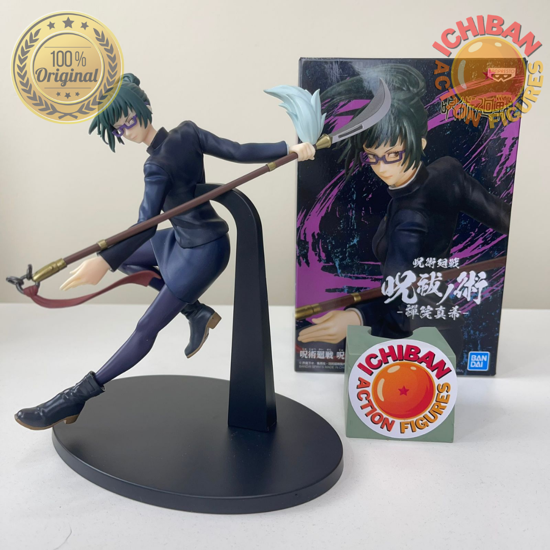 NIB Jujutsu Kaisen Maki Zenin Figure Toy Japanese Anime Banpresto