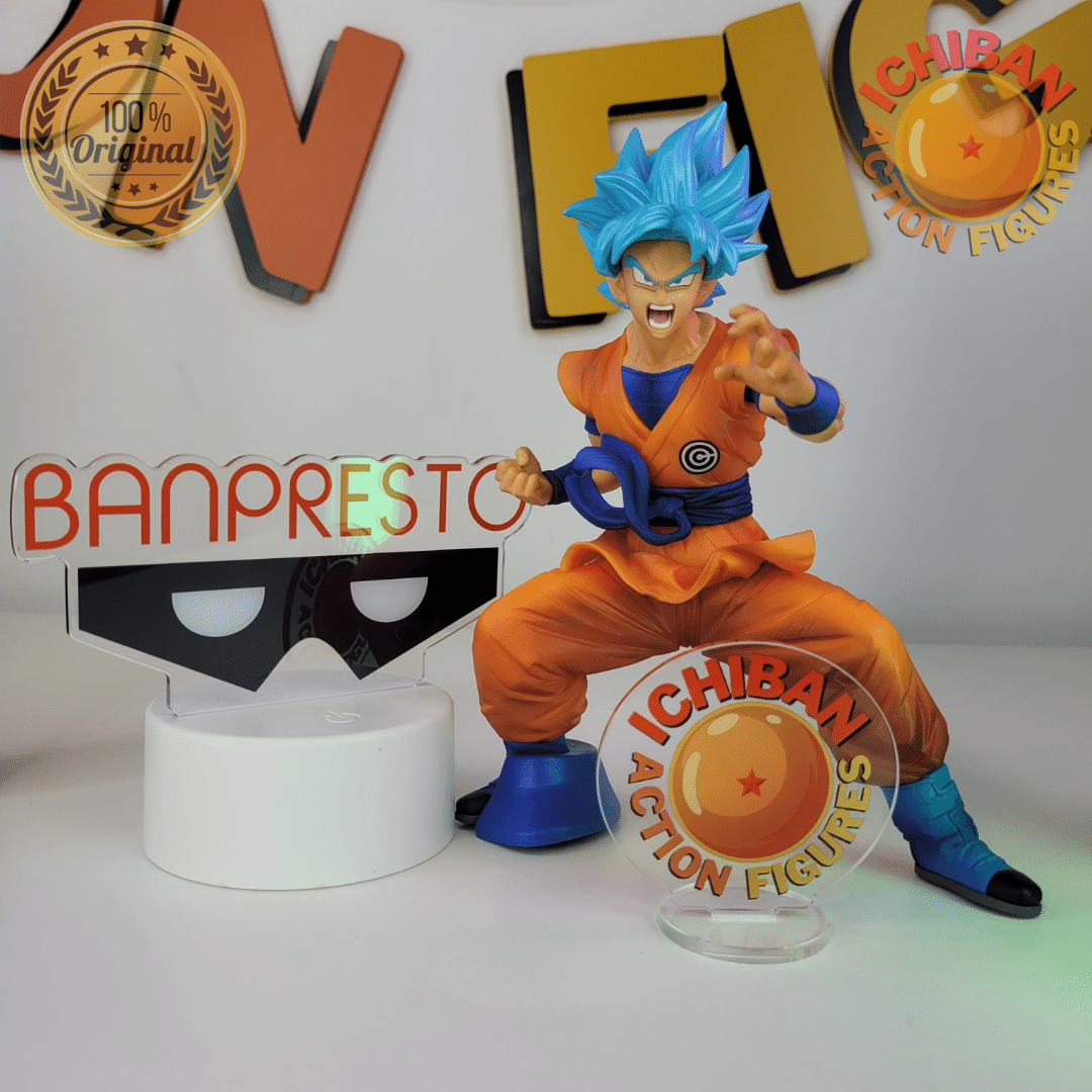 Estátua Banpresto Dragon Ball Super: Broly Blood Of Saiyans Special Vi - Goku  Ssj God (29826)