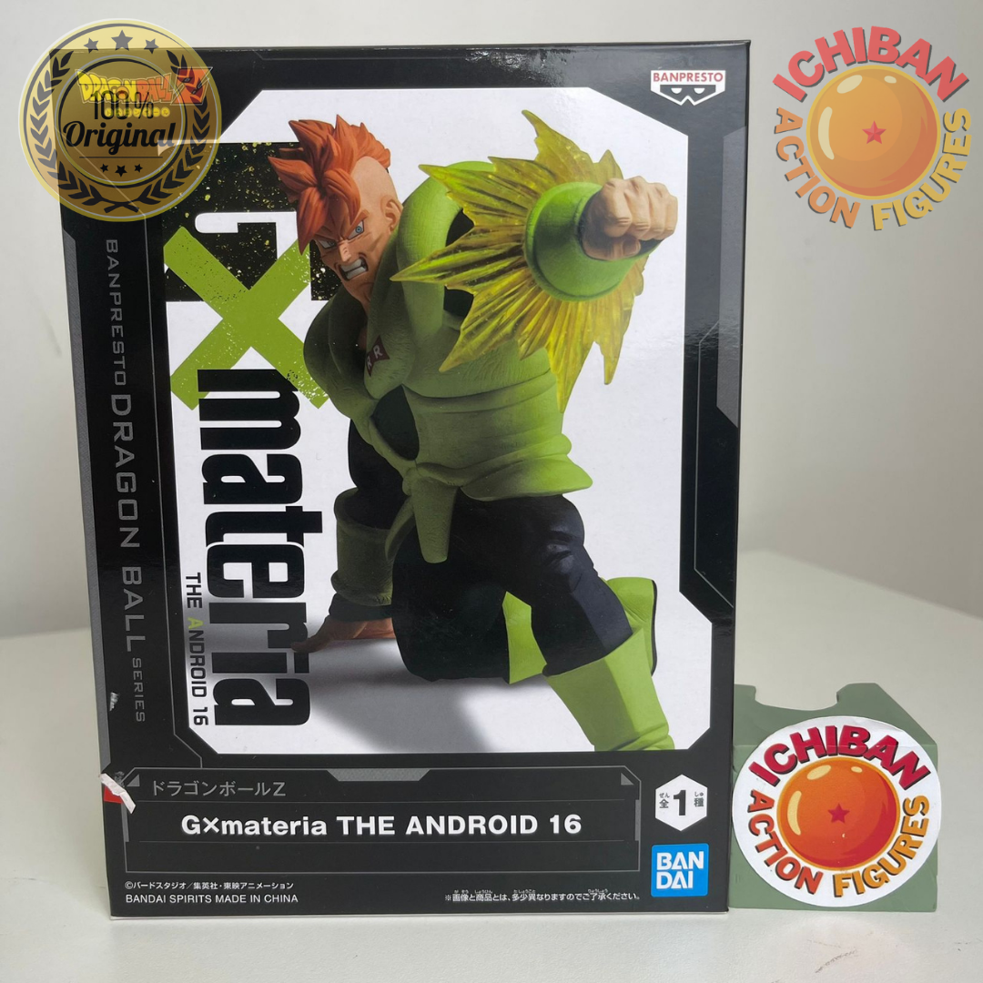 ANDROID 16 DRAGON BALL Z GX MATERIA BANPRESTO 100% ORIGINAL