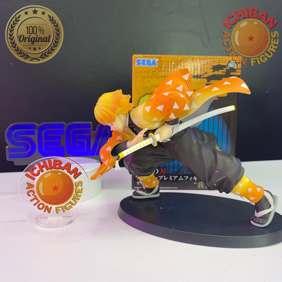 AGATSUMA ZENITSU DEMON SLAYER SPM SEGA 100% ORIGINAL COM CAIXA