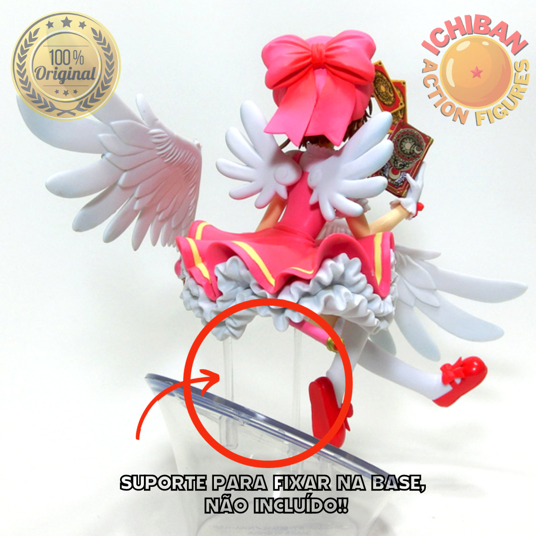 ccb　ソフビ天使 SAKURA CARD CAPTORS FINE QUALITY FURYU 100% ORIGINAL SEM CAIXA SEM