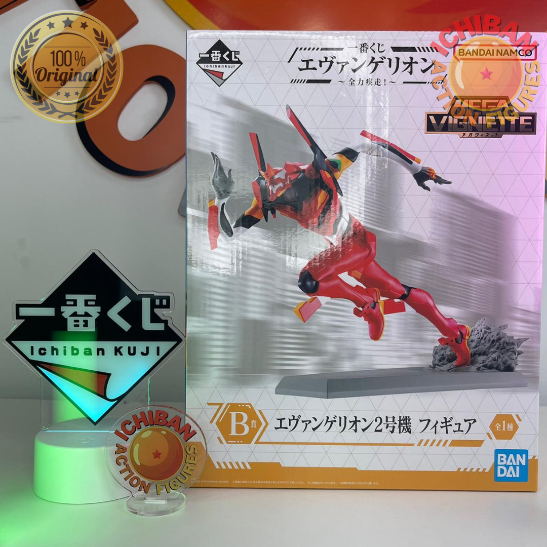 BANDAI エヴァンゲリオン MEGA VIGNETTE フィギュア EVA 02 CORRENDO NEON GENESIS EVANGELION FULL SPRINT MEGA VIGNETTE