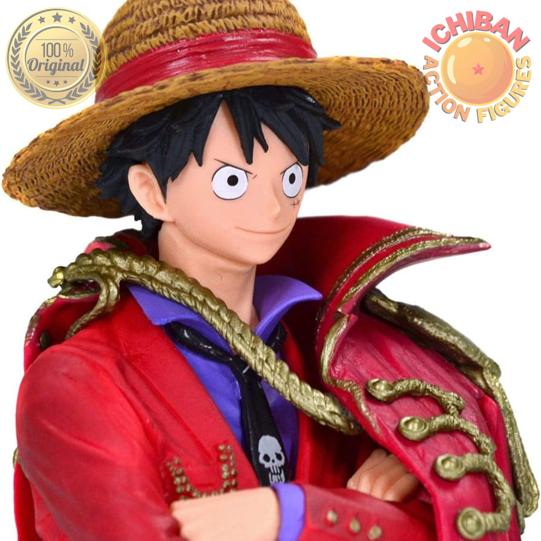 MONKEY D. LUFFY DE VERMELHO ONE PIECE SPECIAL ED. 20TH ANNIVERSARY
