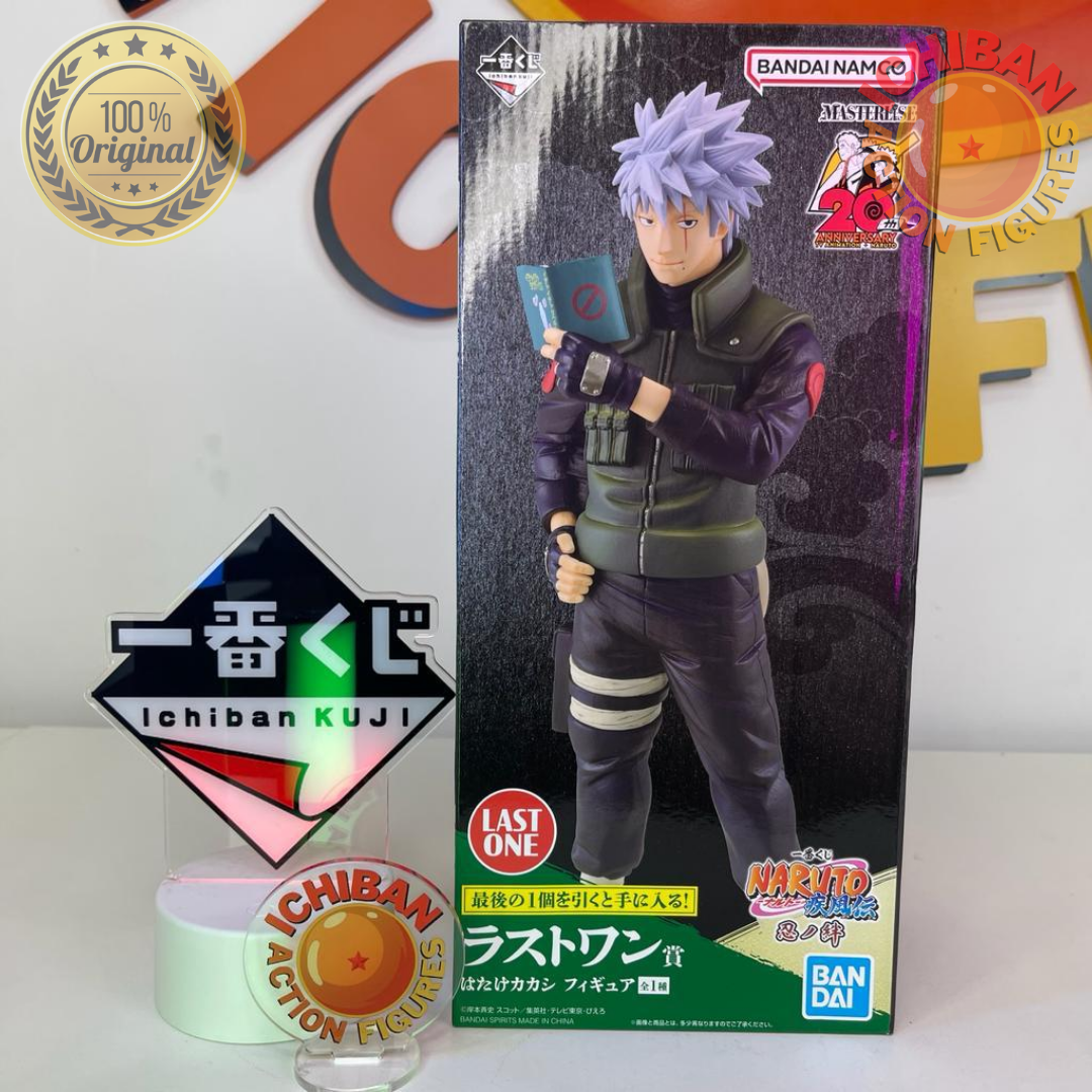 HATAKE KAKASHI SEM MÁSCARA NARUTO SHIPPUDEN MASTERLISE ICHIBAN