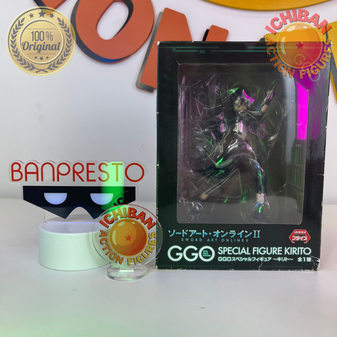 KIRITO SWORD ART ONLINE SPECIAL FIGURE GGO 100% ORIGINAL LACRADO