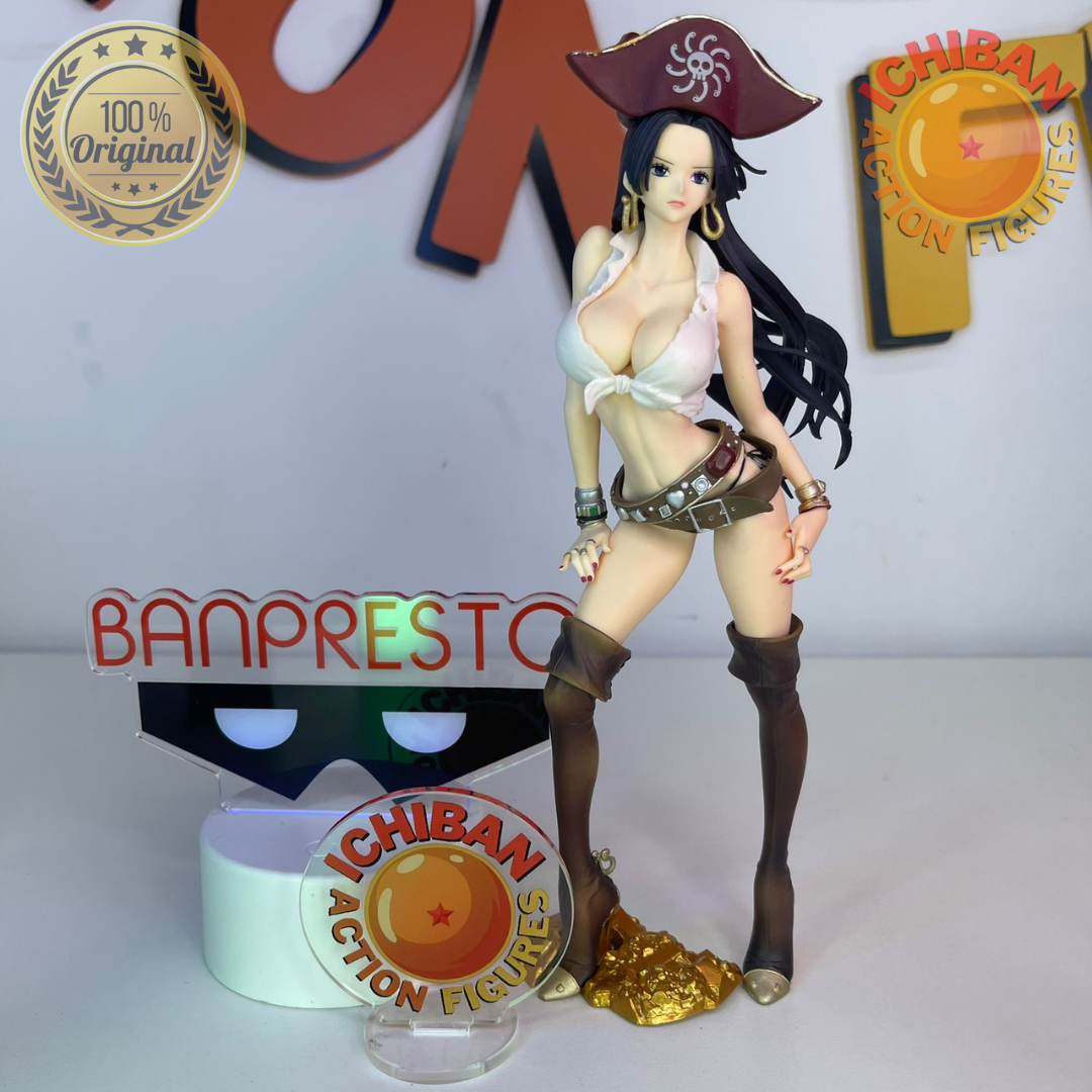 Figurine Manga One Piece Figurine One Piece Boa Hancock Flag Diamond Ship - PVC - édition Banpresto - Occasion One Piece Blue
