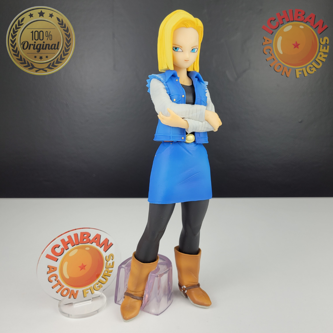 ANDROID 18 DRAGON BALL Z MASTERLISE ICHIBAN KUJI LETRA C BANDAI 100% ...