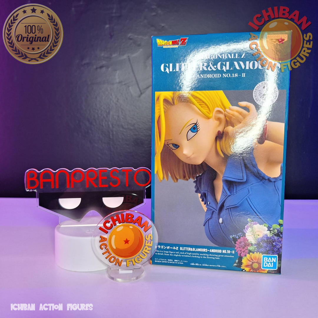 ANDROID 18 ROUPA DE PRAIA DRAGON BALL Z GLITTER AND GLAMOURS VOL.2