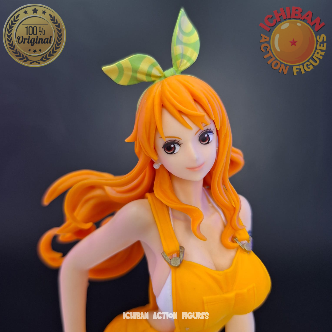 NAMI MACACÃO LARANJA ONE PIECE STAMPEDE GLITTER AND GLAMOUR