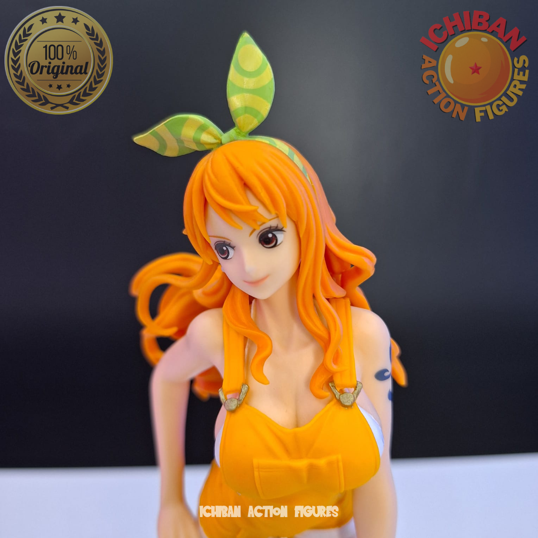 NAMI MACACÃO LARANJA ONE PIECE STAMPEDE GLITTER AND GLAMOUR