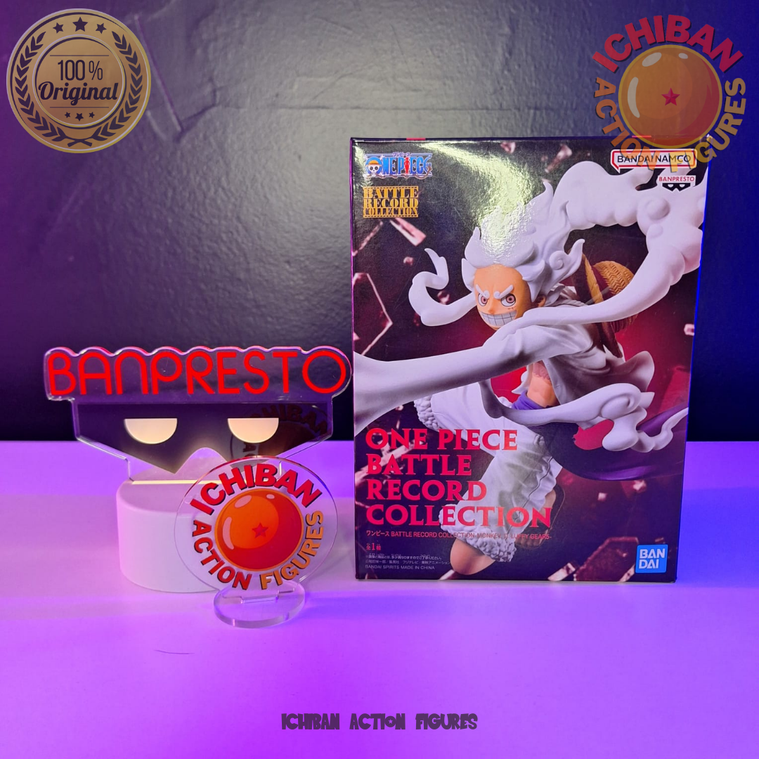MONKEY D. LUFFY GEAR 5 NIKA BRAÇO ESTICADO ONE PIECE BATTLE RECORD