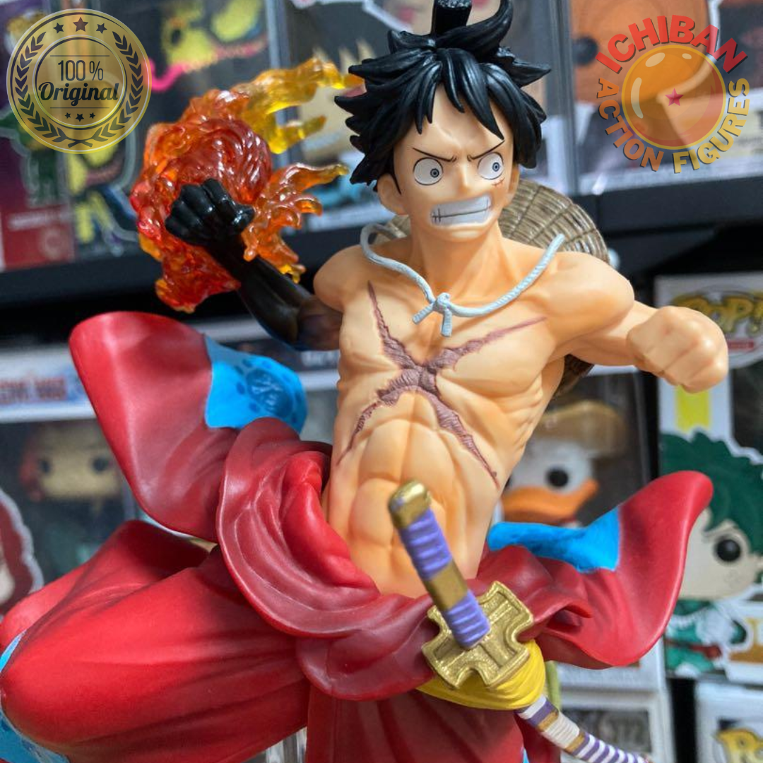 MONKEY D. LUFFY KIMONO HAKI NA MÃO ONE PIECE ARC FULL FORCE