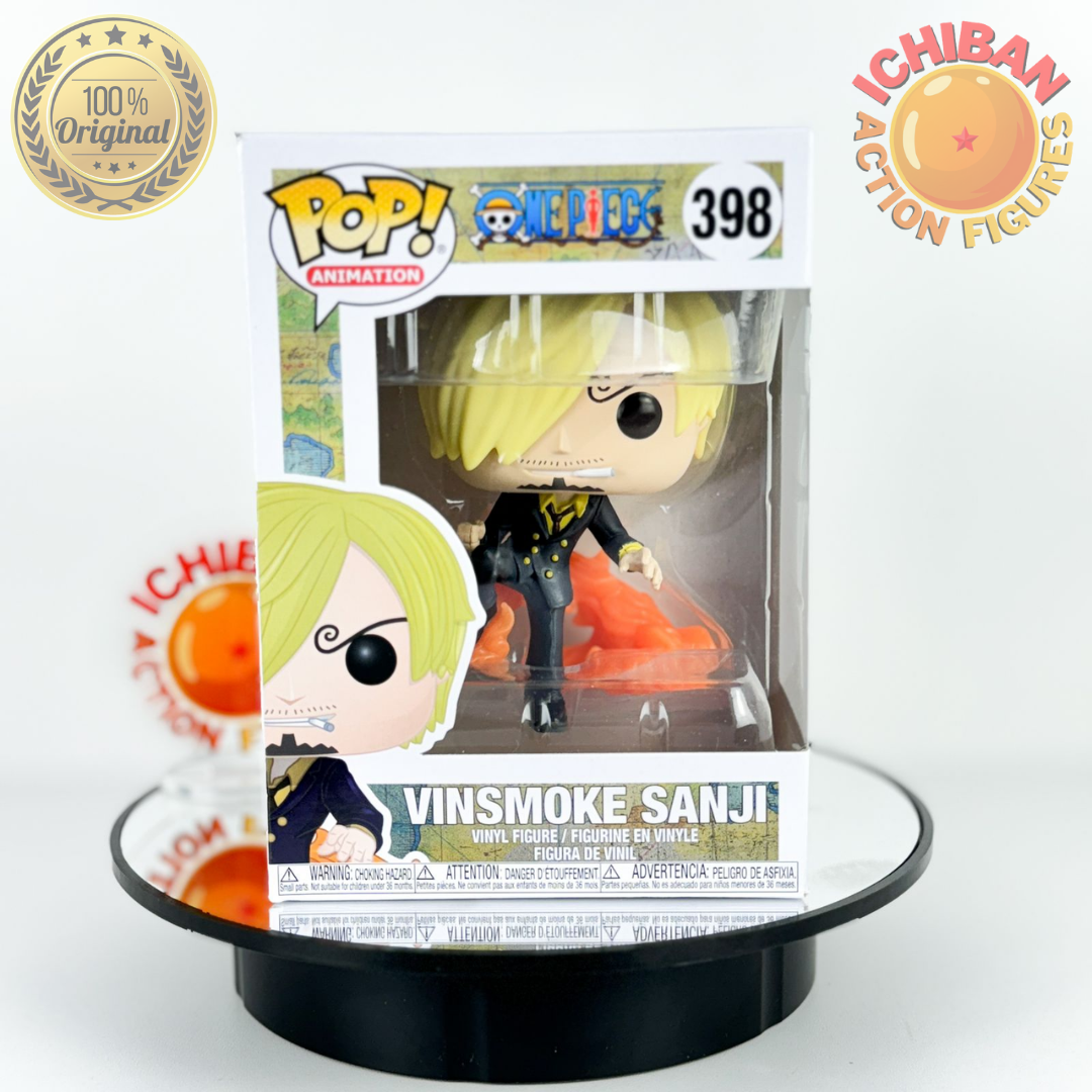 VINSMOKE SANJI ONE PIECE FUNKO POP 398 100% ORIGINAL LACRADO