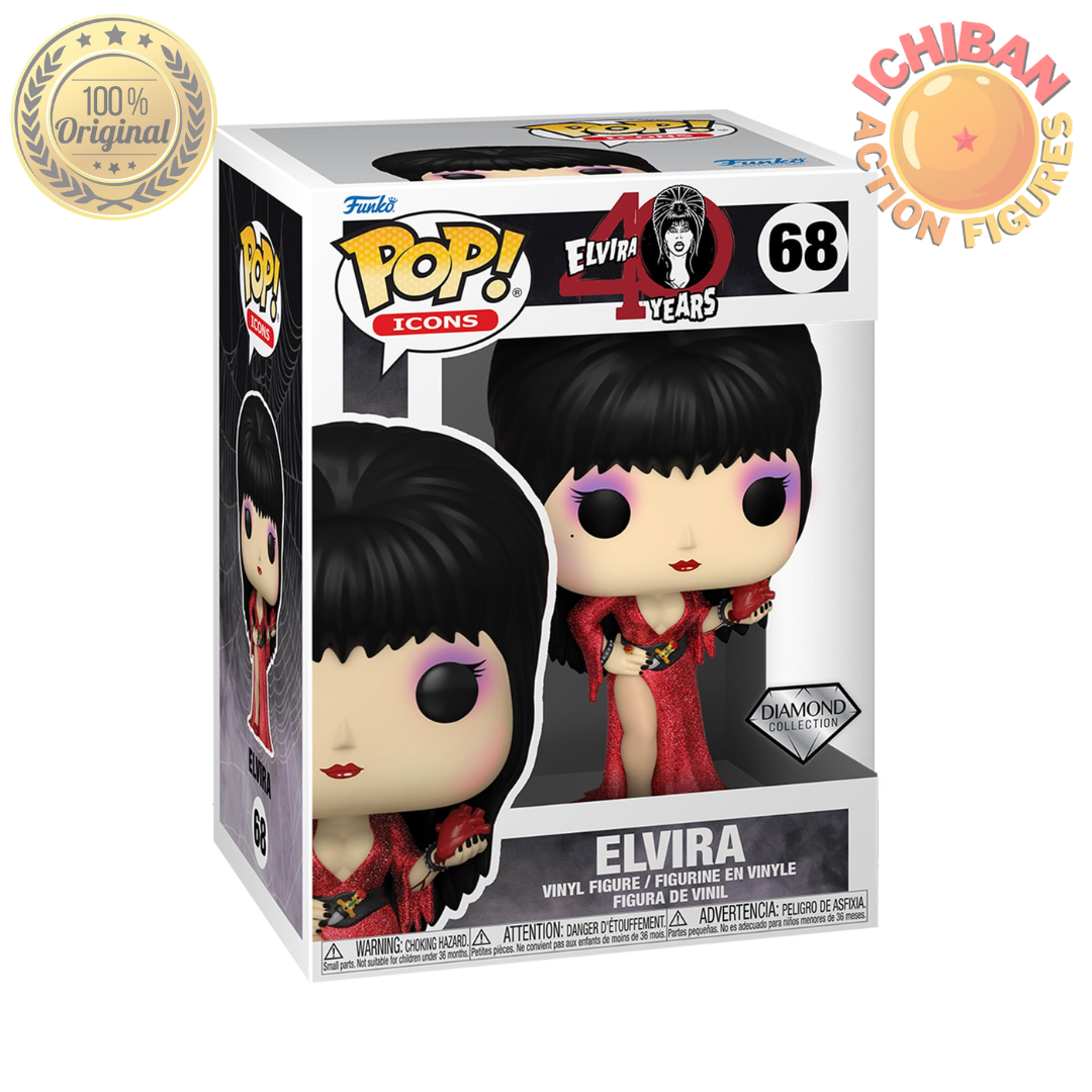 ELVIRA MISTRESS OF THE DARK DIAMOND 40TH FUNKO POP 68 100