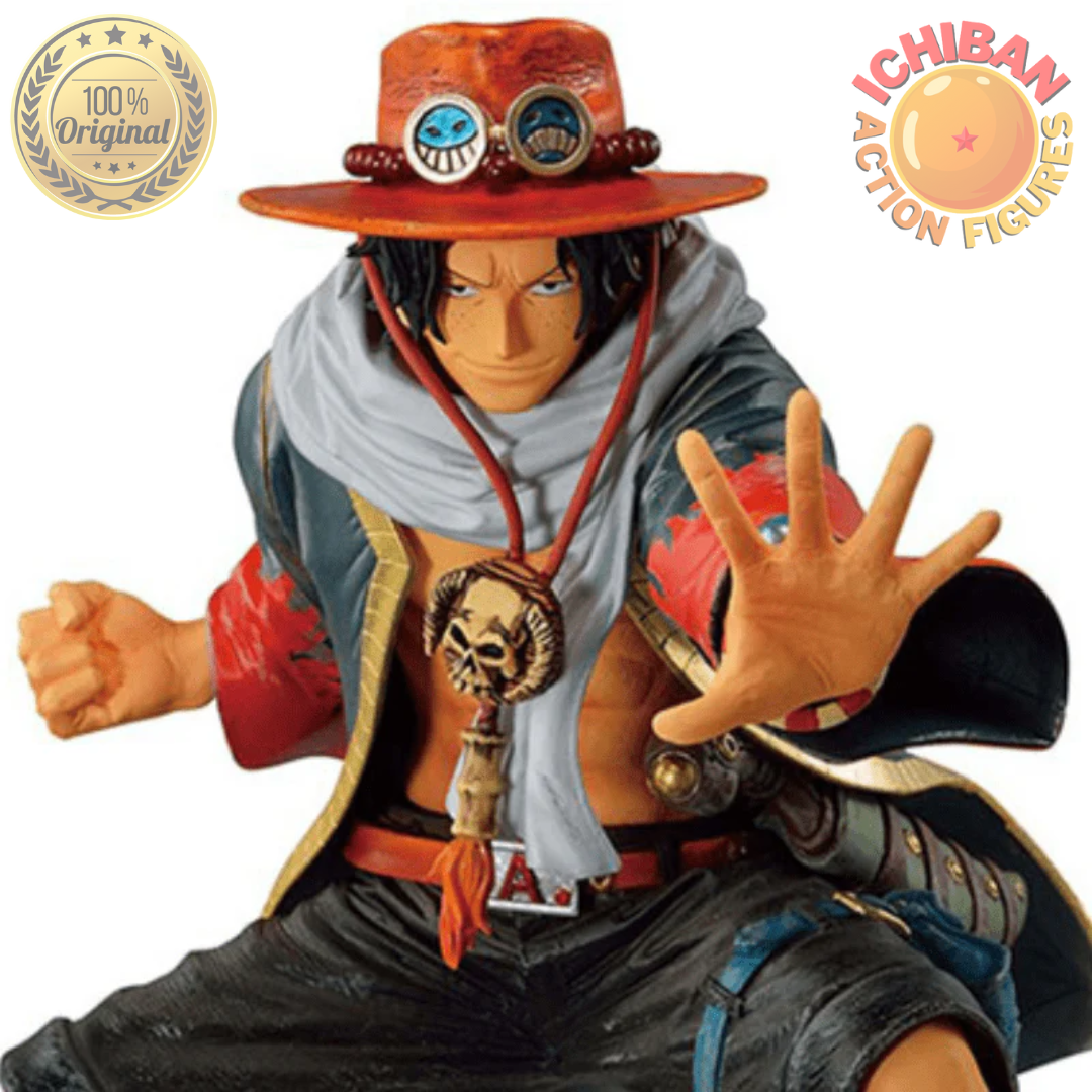 PORTGAS D. ACE DE KIMONO E CACHECOL ONE PIECE CHRONICLE KING OF