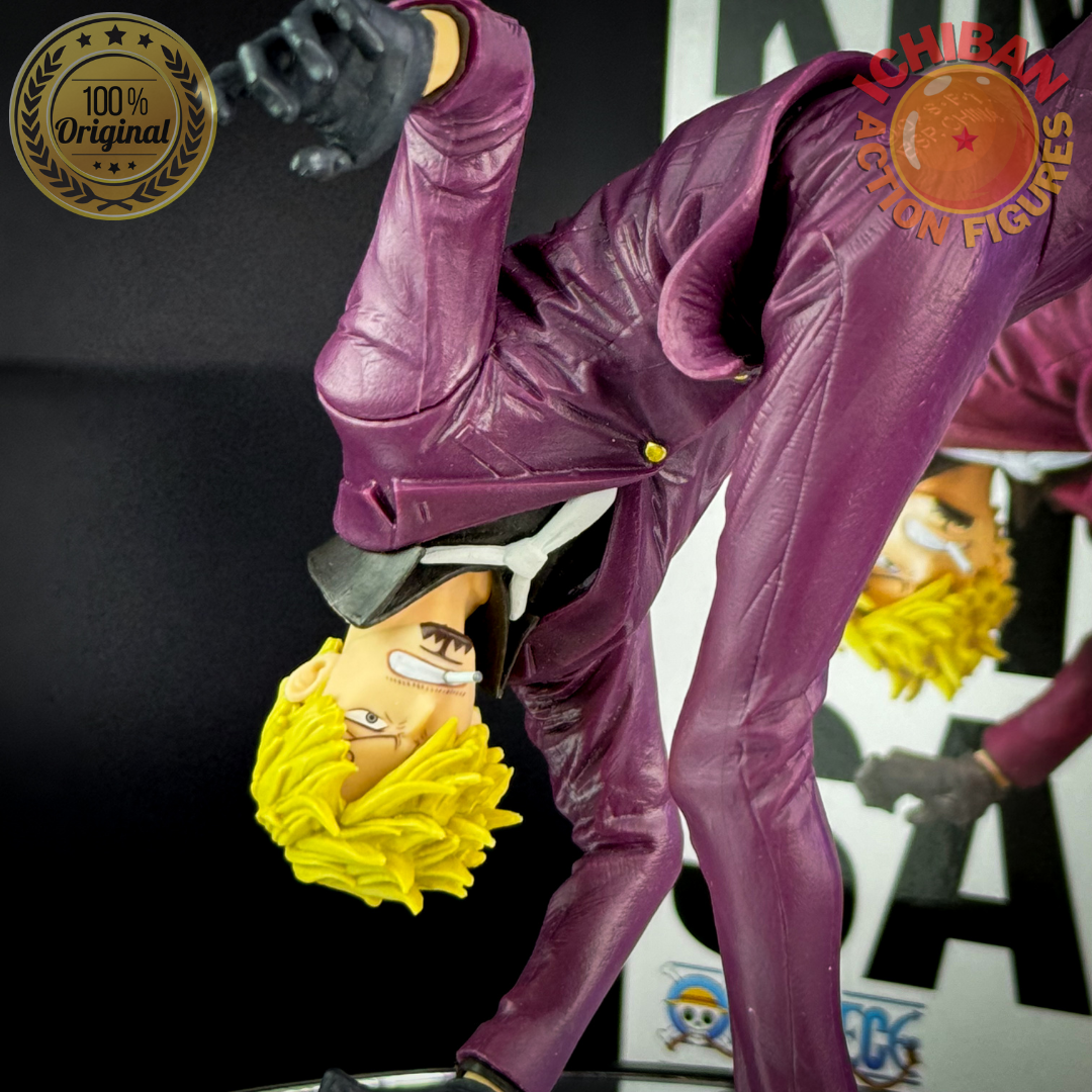 VINSMOKE SANJI WANO DE TERNO VINHO ONE PIECE KING OF ARTIST 100