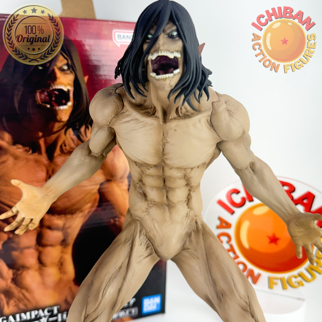 EREN YEAGER TITÃN ATTACK ON TITAN MEGA IMPACT ICHIBAN KUJI LETRA A