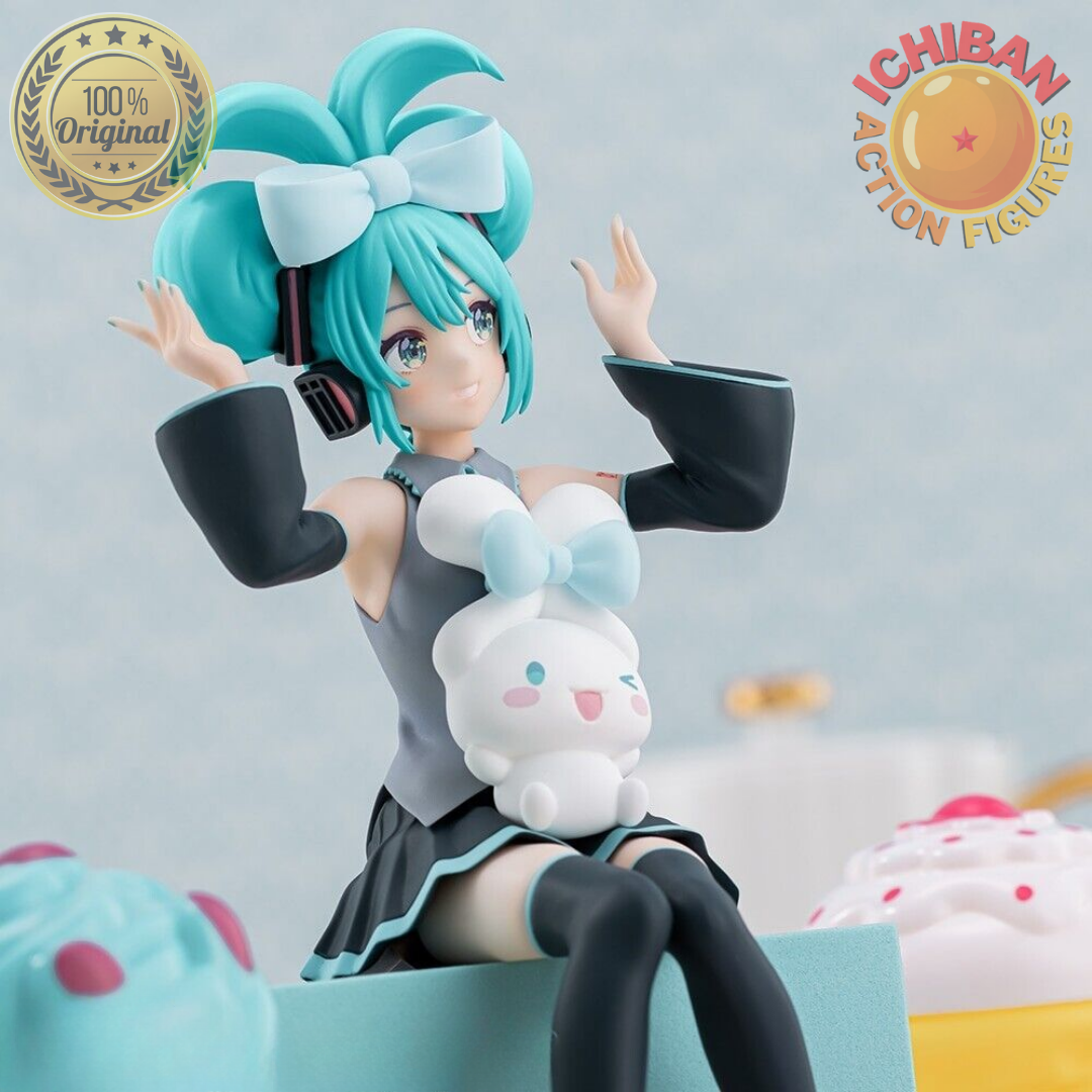 HATSUNE MIKU CINNAMOROLL DE LAÇO BRANCO NA CABEÇA NOODLE STOPPER
