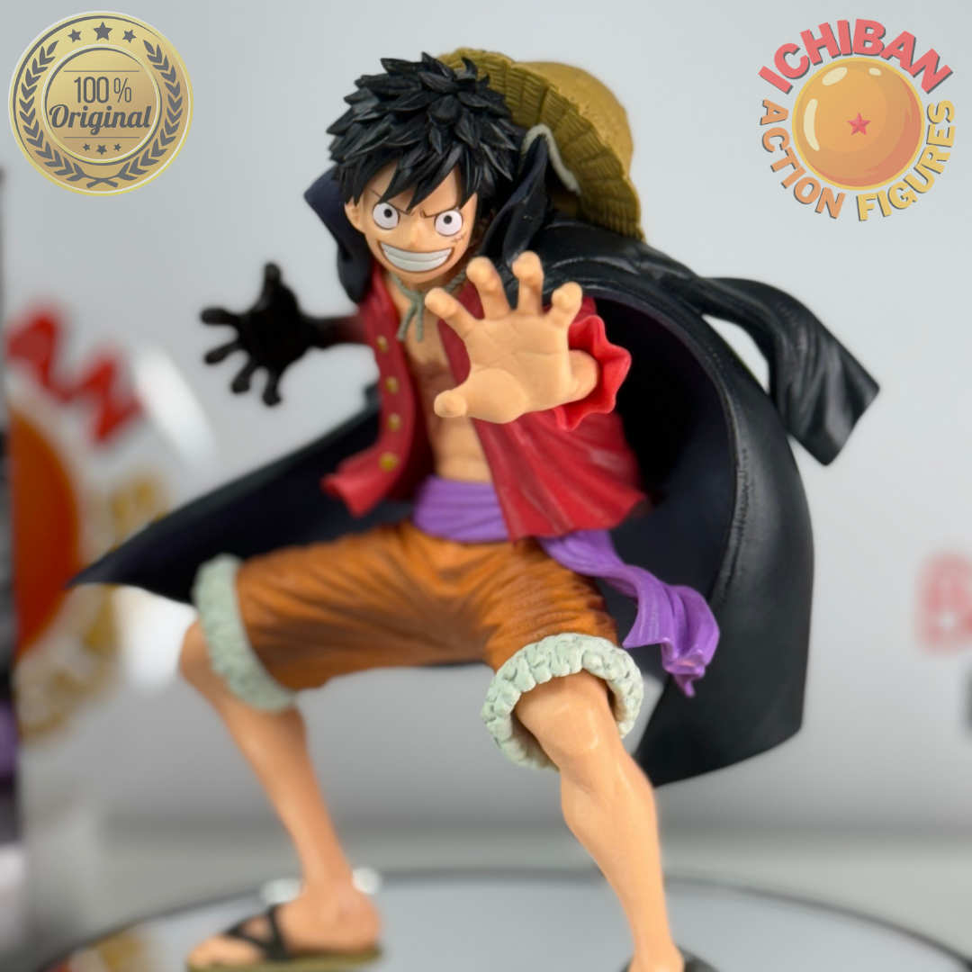 MONKEY D. LUFFY WANO MÃO PARA FRENTE ONE PIECE KING OF ARTIST