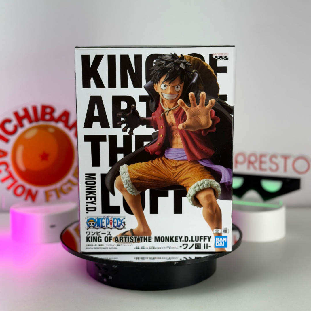 MONKEY D. LUFFY WANO MÃO PARA FRENTE ONE PIECE KING OF ARTIST