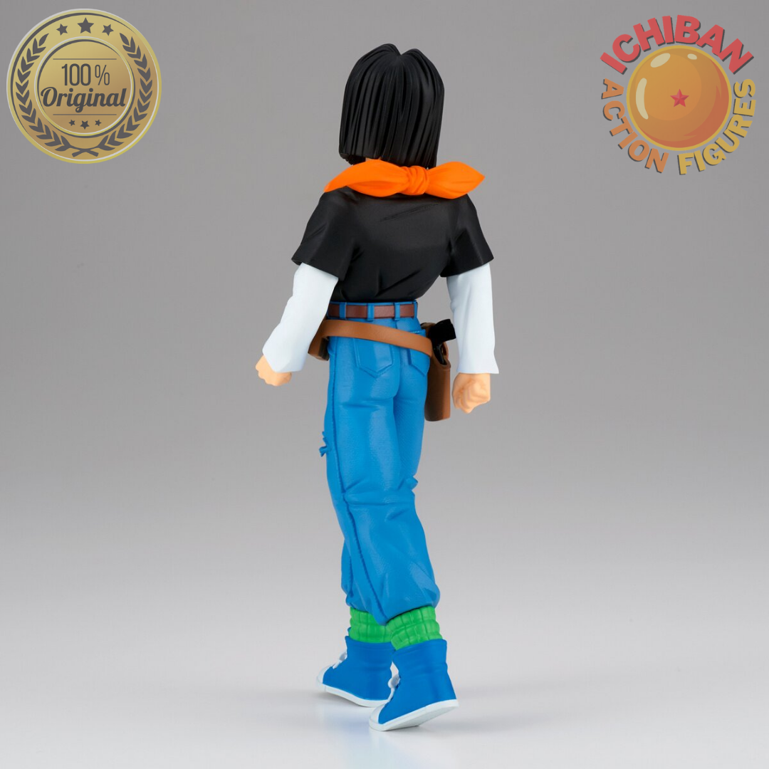 ANDROID 17 DRAGON BALL Z SOLID EDGE WORKS BANPRESTO 100% ORIGINAL