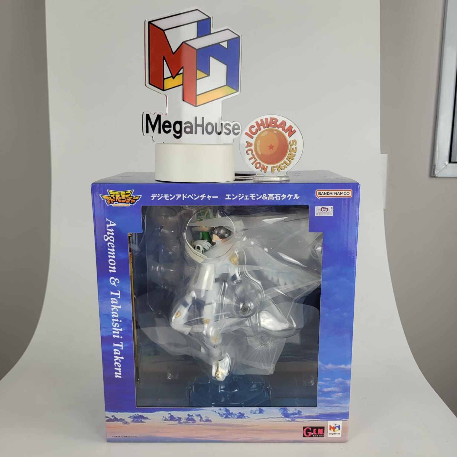 ANGEMON E TAKAISHI DIGIMON G.E.M SERIES MEGAHOUSE 100% ORIGINAL