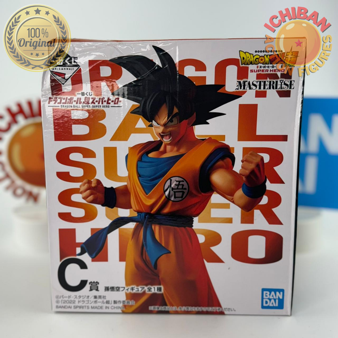 SON GOKU DRAGON BALL SUPER HERO MASTERLISE ICHIBAN KUJI LETRA C
