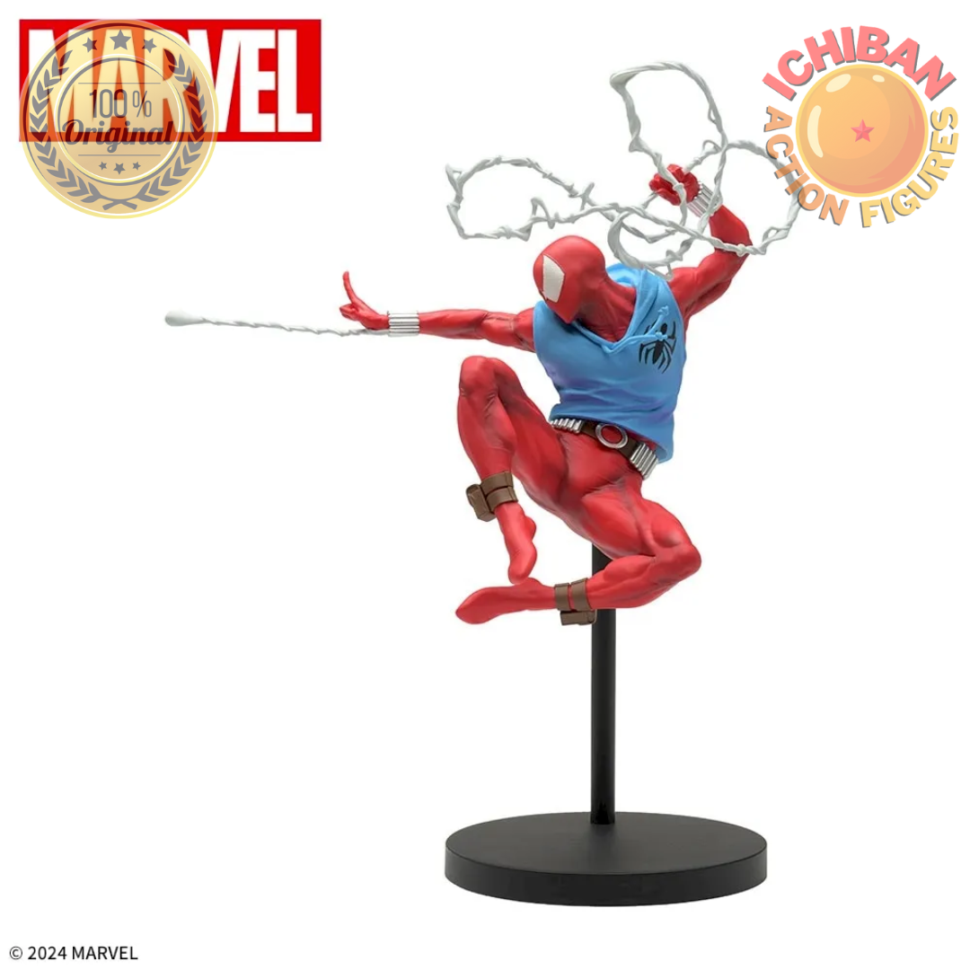 SCARLET SPIDER MARVEL LUMINASTA SEGA 100% ORIGINAL LACRADO