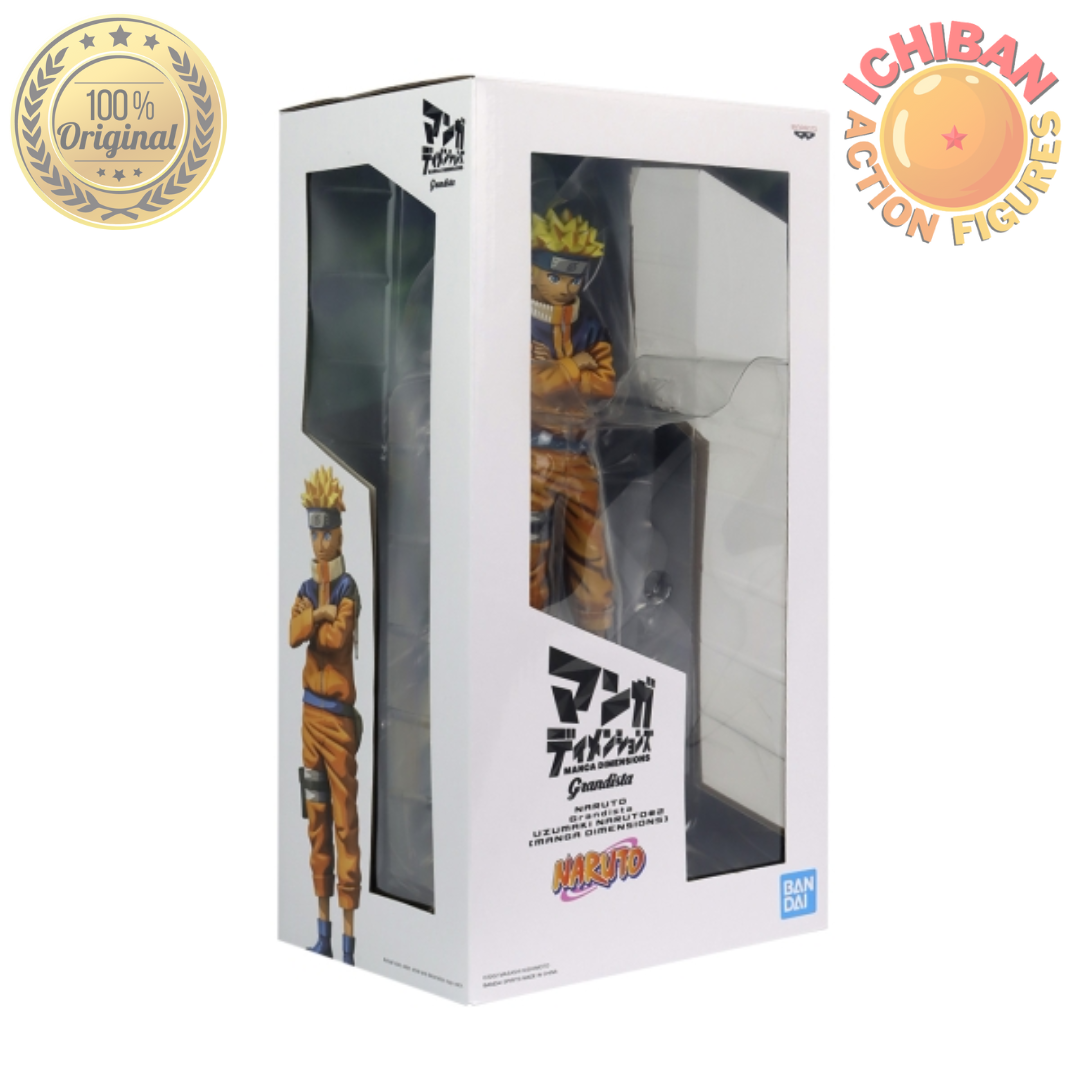 UZUMAKI NARUTO KID GRANDISTA MANGÁ DIMENSSIONS BANPRESTO 100
