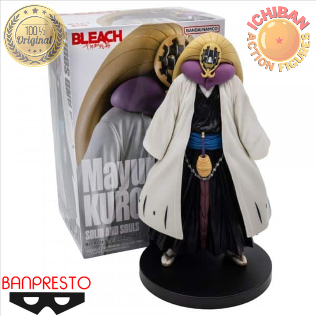 KUROTSUCHI MAYURI BLEACH SOLID AND SOULS BANPRESTO 100% ORIGINAL