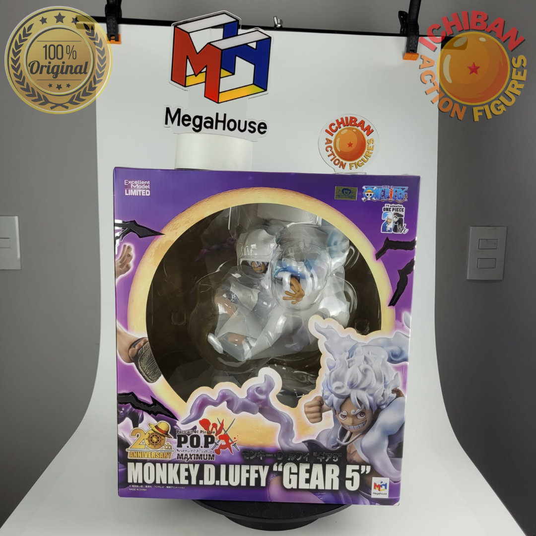 MONKEY D. LUFFY NIKA GEAR 5 ONE PIECE POP MAXIMUM MEGAHOUSE 100