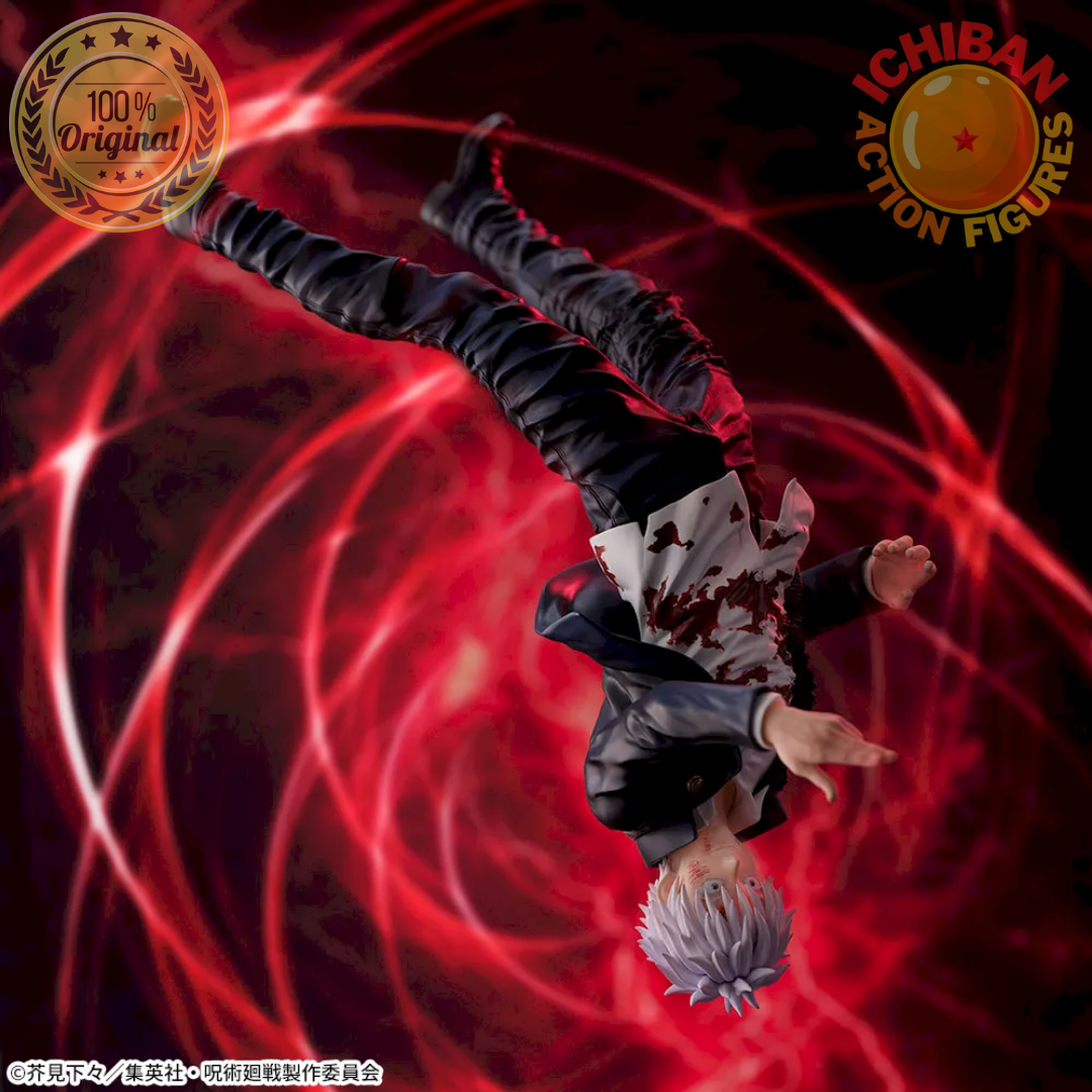 Gojo Roxo GOJO SATORU CAINDO VAZIO ROXO VER.2 JUJUTSU KAISEN FIGURIZMA SEGA 100% ...