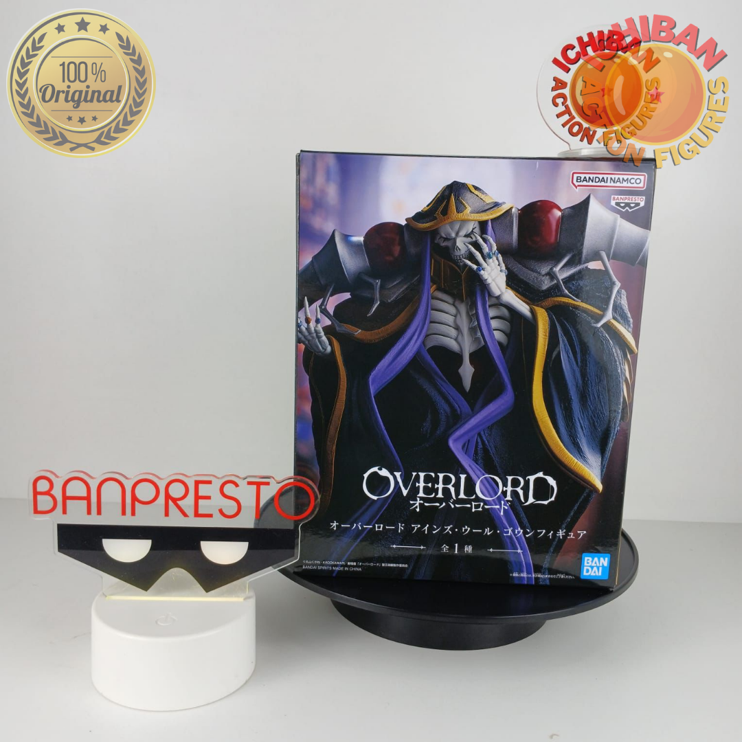 Figurine OVERLORD Ainz Ooal Gown Par BANPRESTO – Édition 2025 – Neuf Sous Blister – Fabriquée Au Japon