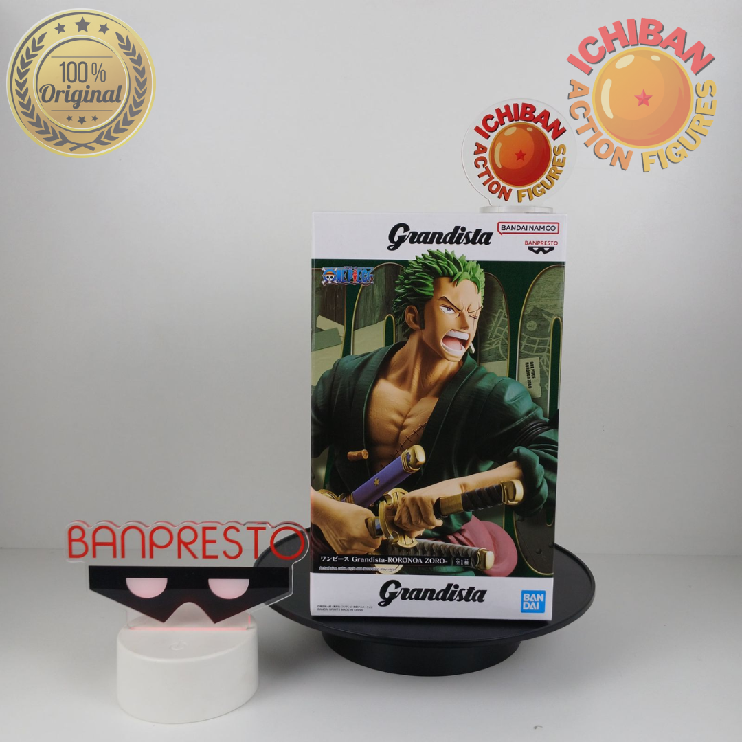 RORONOA ZORO ONE PIECE GRANDISTA 2.0 BANPRESTO 100% ORIGINAL
