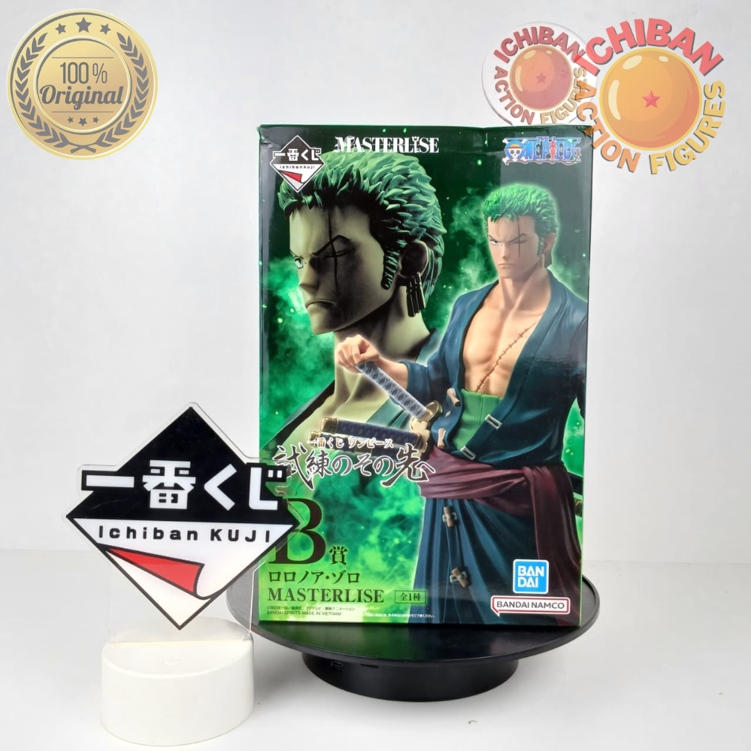 RORONOA ZORO TIMESKIP ONE PIECE MASTERLISE ICHIBAN KUJI LETRA B
