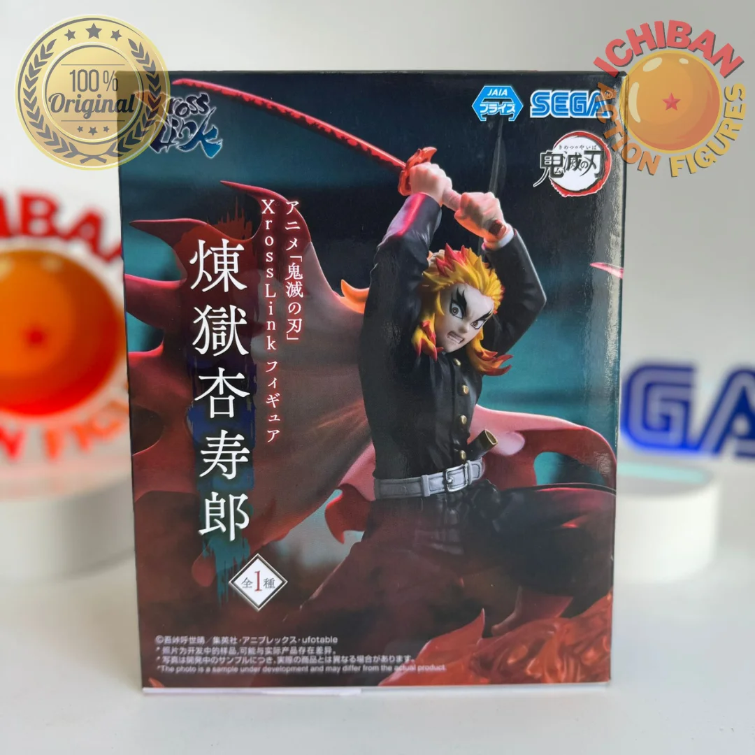 CONJUNTO RENGOKU VS AKAZA DEMON SLAYER XROSS LINK SEGA 100